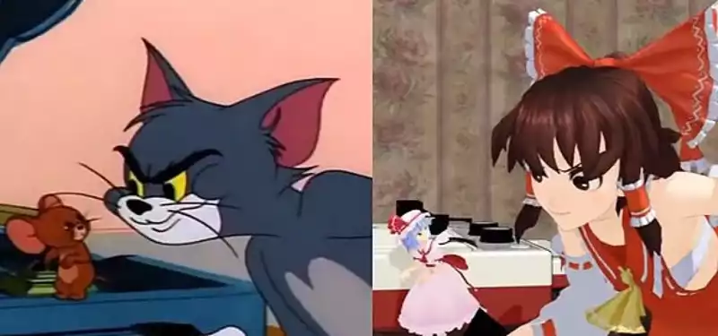 Short of Tom & Jerry remade with CGI anime girl