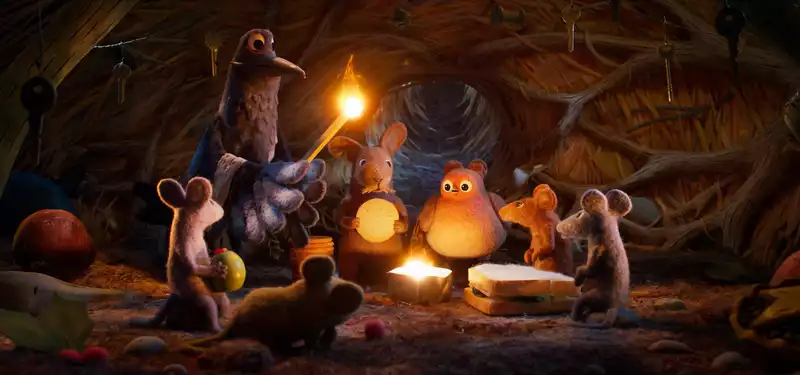 The director of "Robin Robin" describes how they broke in the style of Aardman's house