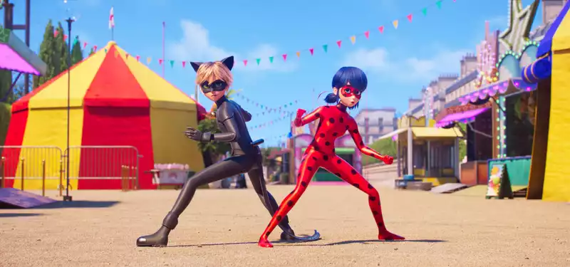 Netflix Acquired - Miraculous: Ladybug & Cat Noir, the movie, "Coming on 7/28."